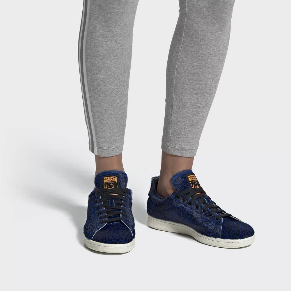Adidas Stan Smith W Tenis Negros Para Mujer (MX-90301)